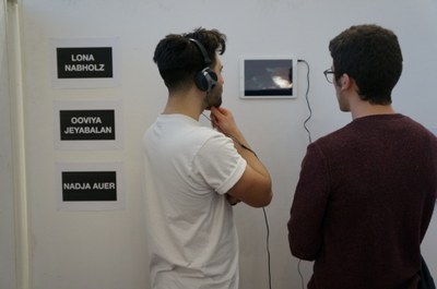 Filmische Arbeiten in der Ausstellung